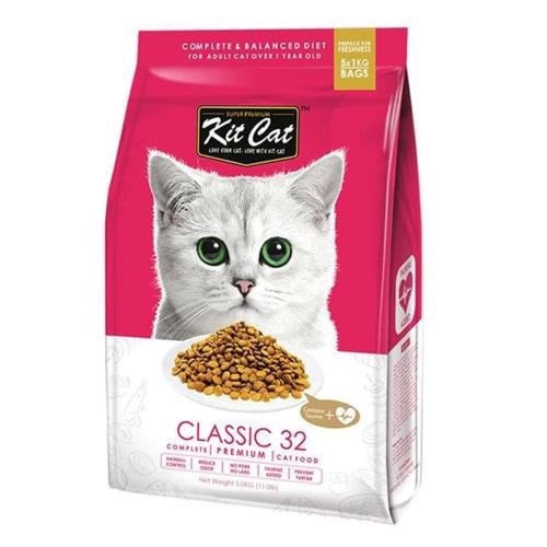 كلاسيك 32 طعام جاف للقطط مع التورين kg1.2