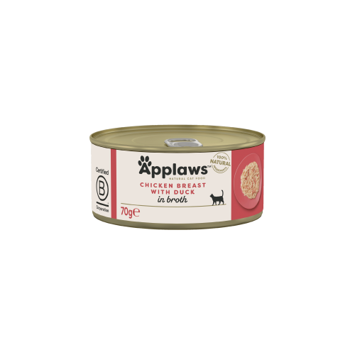 أبلاوز معلبات طعام رطب للقطط - دجاج مع البط في الم...