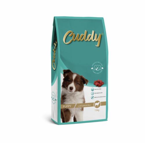 طعام جاف للكلاب الجراء (Puppy) من علامة Cuddy بنكه...