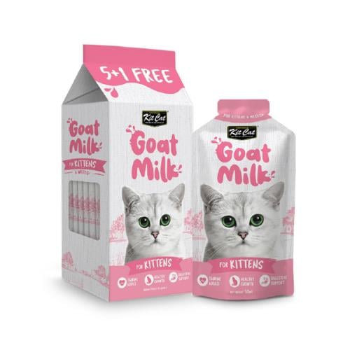 كت كات اﻇﺮف حليب ماعز طبيعي طعام رطب للكتين