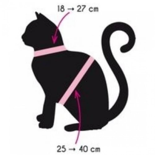 زولكس طقم هارنس ومشد عاكس للقطط