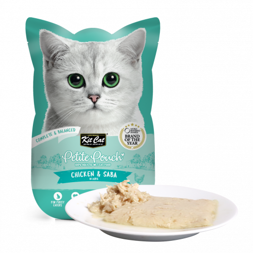 بتيت باوتش غذاء كامل دجاج وسمك المكاريل الأزرق 70غ...