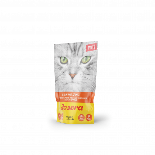 جوسيرا باتيه وجبة الدجاج والسبانخ المهروسة طعام رط...