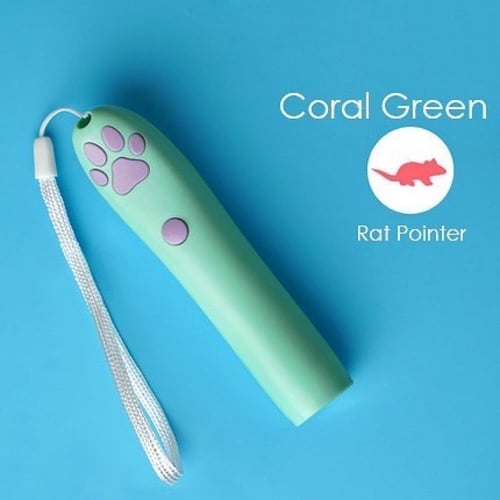 لعبة ليزر مع لعبه ملونه مع ريش