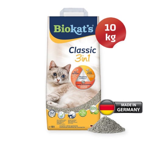 بايو كات كاسيك رمل قطط 3 انواع حبيبات باحجام مختلف...