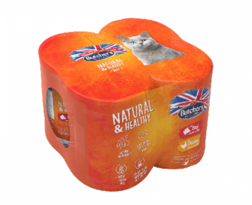 بوتشرز طعام رطب للقطط 2 في 1 400x4 g