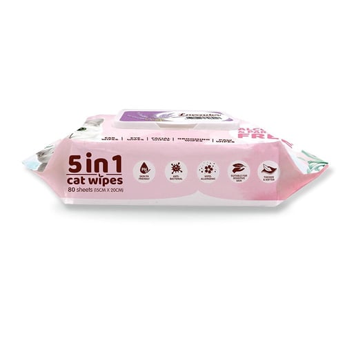 كت كات مناديل معطرة 5 في 1 برائحة اللافندر 80 مندي...