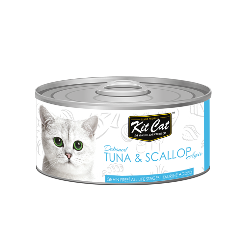 كت كات معلبات التونا والمحار 80غ