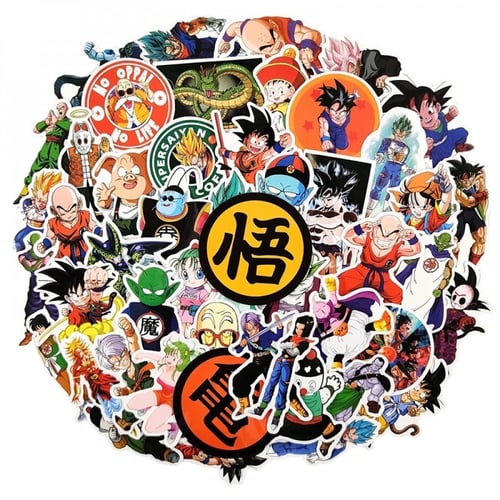 50Pcs Dragon Ball Z Stickers | 50 ملصق دراغون بول...