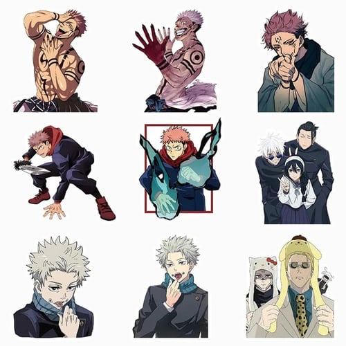 50Pcs Jujutsu Kaisen Stickers | 50 ملصق جوجوتسو كا...