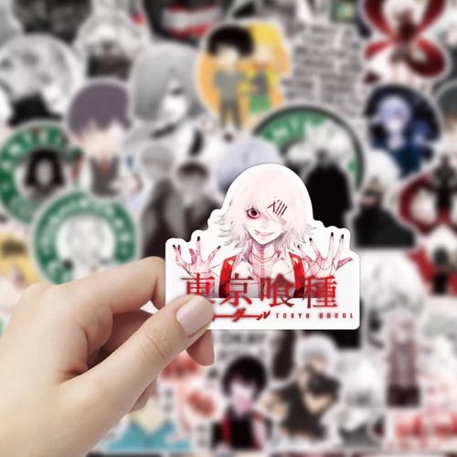 50Pcs Tokyo Ghoul Stickers | 50 ملصق طوكيو غول