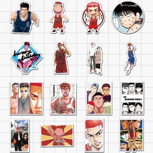 50Pcs Slam Dunk Stickers | 50 ملصق سلام دانك