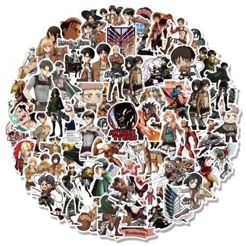 ملصقات هجوم العمالقة Attack on titan I