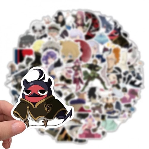 50Pcs Black Clover Stickers | 50 ملصق بلاك كلوفر