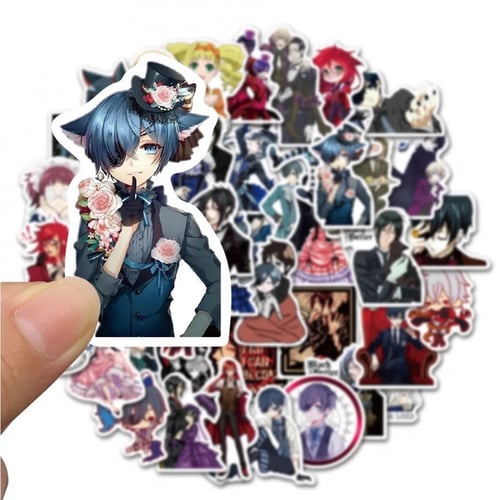50Pcs Black Butler Stickers | 50 ملصق الخادم الأسو...