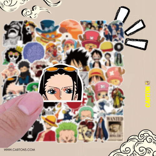 50Pcs ONE PIECE Stickers | 50 ملصق ون بيس
