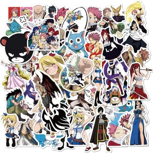 50Pcs Fairy Tail Stickers | 50 ملصق فيري تيل