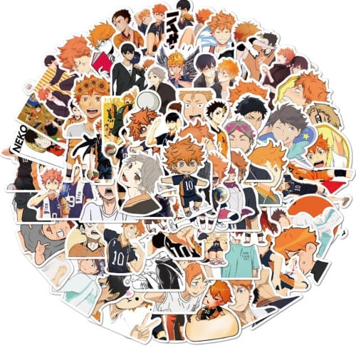 50Pcs Haikyuu Stickers | 50 ملصق هايكيو