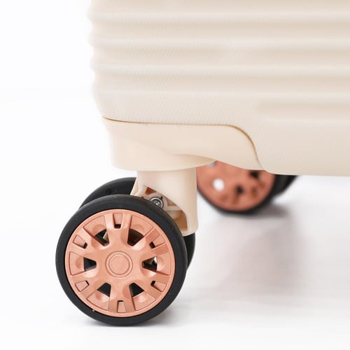 طقم حقائب سفر ماركة فانسل شد3 + 2 مكياج- بيج