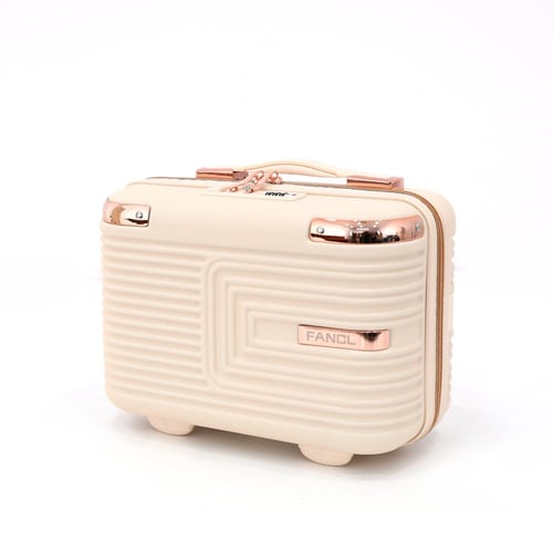 طقم حقائب سفر ماركة فانسل شد3 + 2 مكياج- بيج