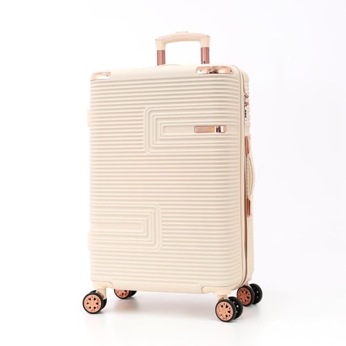 طقم حقائب سفر ماركة فانسل شد3 + 2 مكياج- بيج