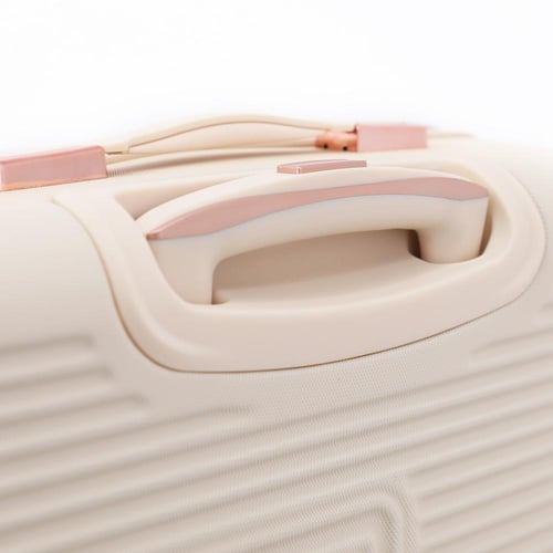 طقم حقائب سفر ماركة فانسل شد3 + 2 مكياج- بيج