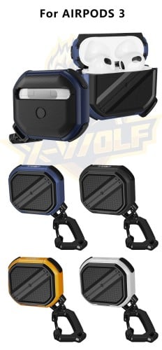 اكس وولف كفر حمايه هايبرد انيق مع تعليقه لسماعة اب...