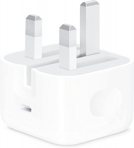 شاحن جداري USB-C 20W بتقنية PD أبيض من ابل
