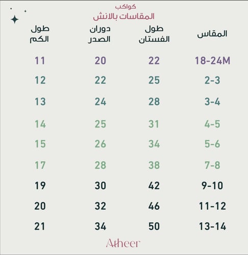 فستان كواكب - بناتي