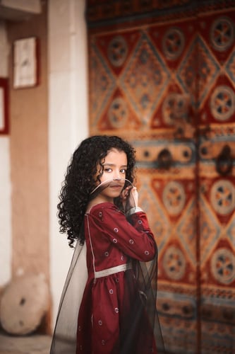 فستان بشت نجد : فستان يوم التأسيس اطفال