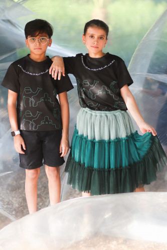 تيشيرت اليوم الوطني - نحلم ونحقق