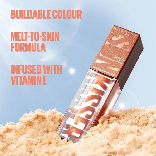 ميبيلين سنكيسر بلشر أحمر خدود وبرونزر سائل