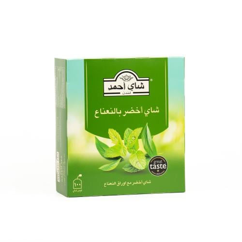 شاي اخضر بالنعناع