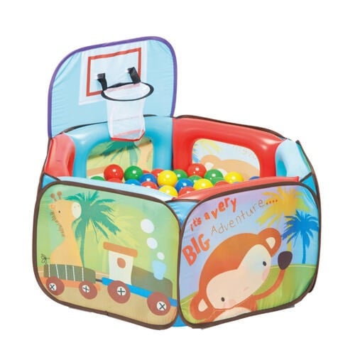 محبس اطفال مع 100 كرة ملونه