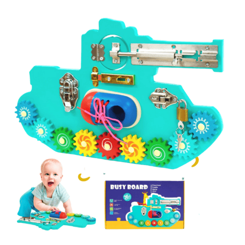 لوح أنشطة حسية للأطفال