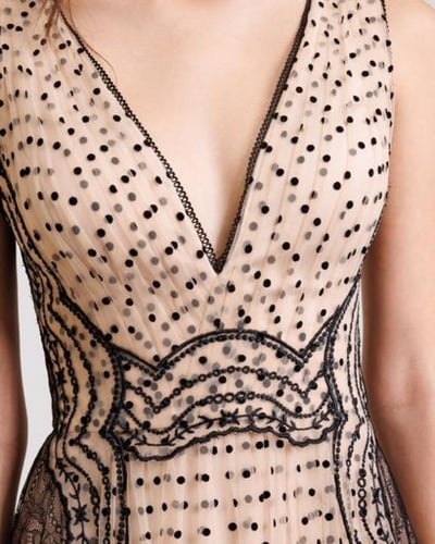 فستان جيمي معلوف دانتيل طويل