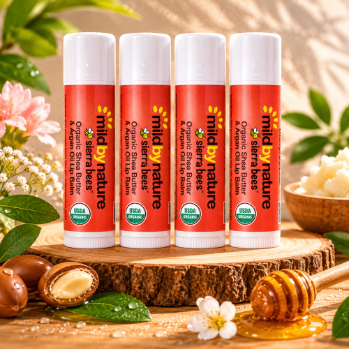 Sierra Bees / مرطب شفاة عضوي بزبدة الشيا وزيت الأر...