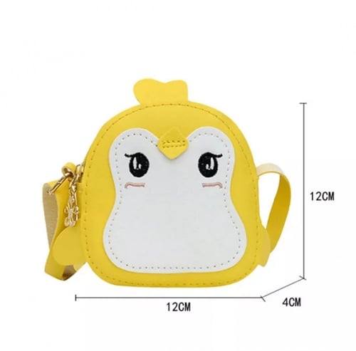 حقيبة جذابة للصغيرات بشكل البطريق ،