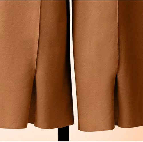 بنطلون بقصة واسعة وخصر مريح ،