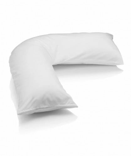 مخدة بشكل حرف V ، من ميكروفايبر مناسبة للحوامل ، ل...