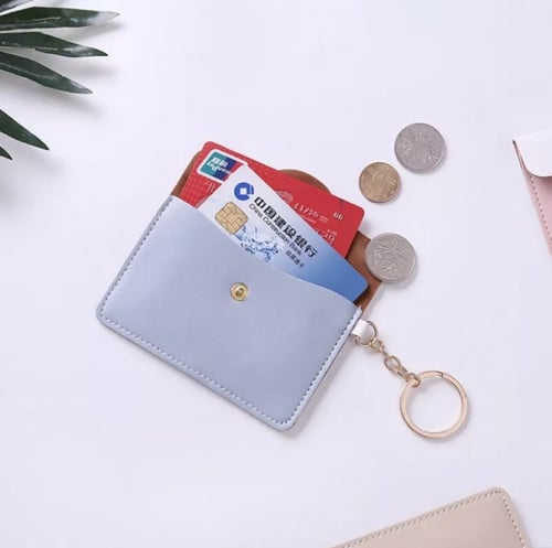 حامل بطاقات بتعليقة مفاتيح ،