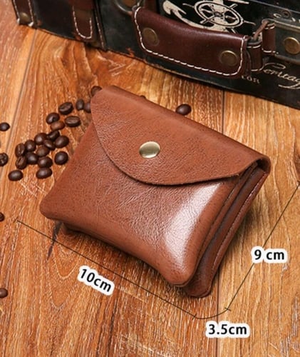 محفظة انيقه من الجلد ، للنقود والبطاقات .