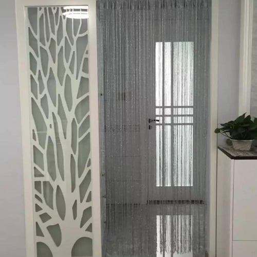 ستائر الخيوط المميزة للمداخل والغرف والأبواب ،