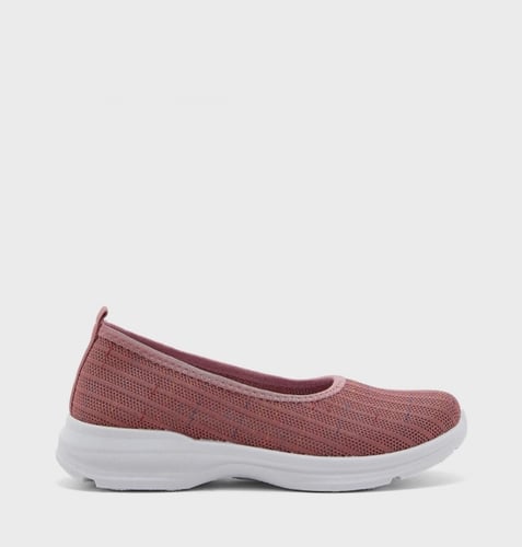 حذاء فلات مريح من ( جينجر ) الأصلي - زهري