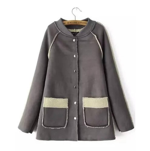 جاكيت شتوي جميل مبطن بالفرو ،