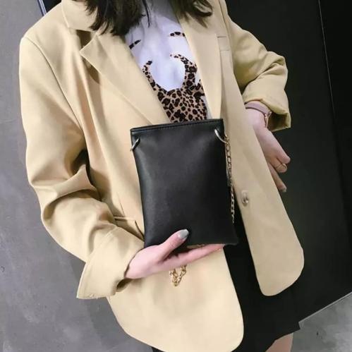 حقيبة كروس بودي من الجلد الأنيق ، حقيبة صغيرة للجو...