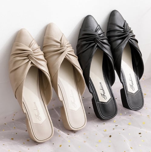 حذاء بكعب صغير مريح ،