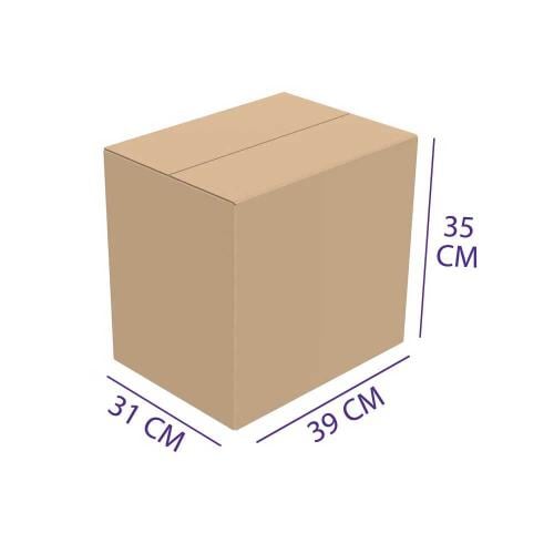20 كرتون شحن بني طول 39 عرض 31 ارتفاع 35