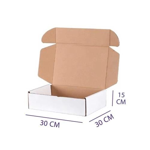 50 كرتون تركيب ابيض طول 30 سم عرض 30 سم ارتفاع 15...