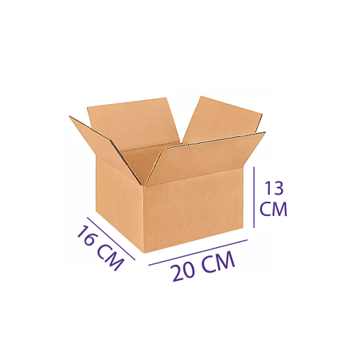 20 كرتون طول 20 عرض 16 ارتفاع 13
